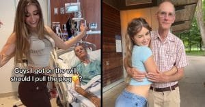 Young Influencer Sparks Outrage After Sharing Video Dancing Beside Elderly Boyfriend in Hospital Bed